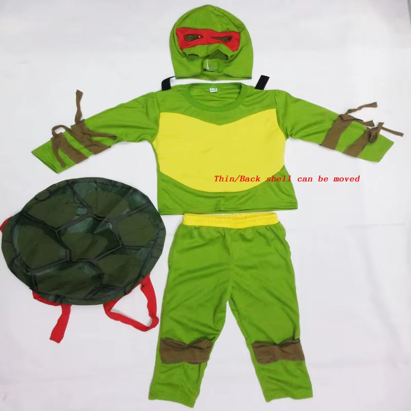 Three Styles 3-7 Years Cosplay Party Role Play Clothing Kid Leo/ Halloween Costume (Turtle Shell Can Be Activity)