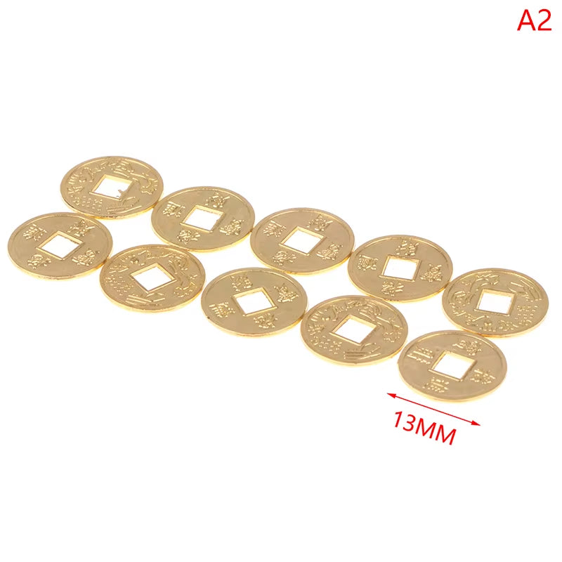Doll House 1/2/10Pcs 1:12 Miniature Model Doll House Accessories Mini Ruyi Gold Ingot Gold Bar Copper Coin Model Decoration
