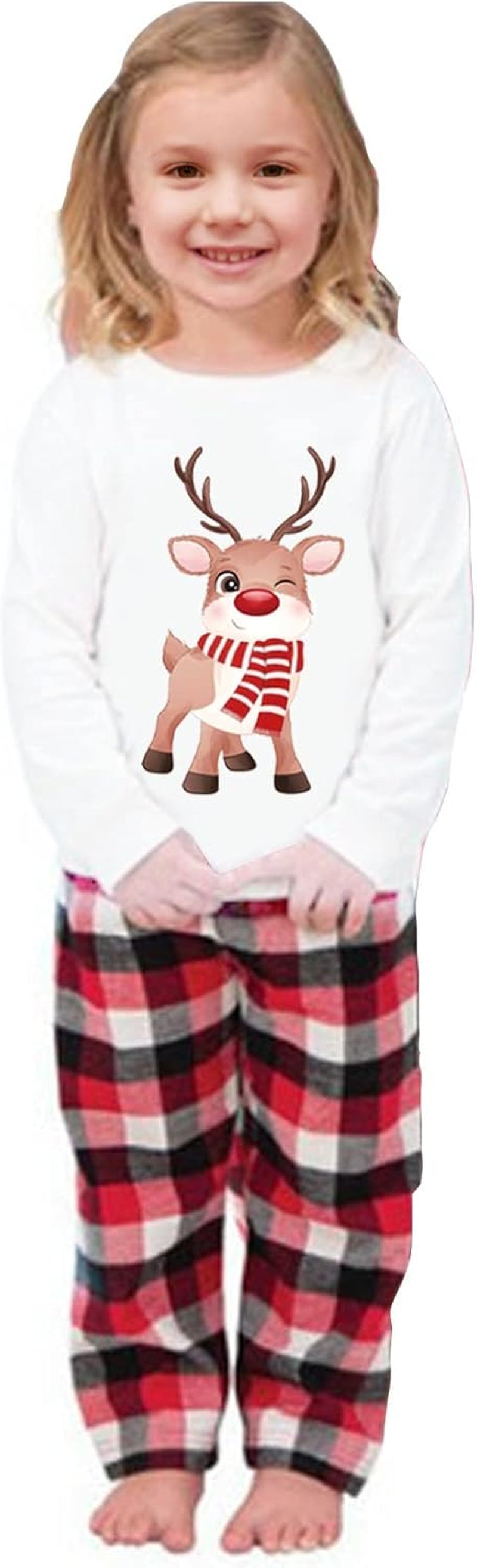 Family Christmas Pjs Matching Sets Baby Christmas Matching Jammies for Adults and Kids Holiday Xmas Sleepwear Set