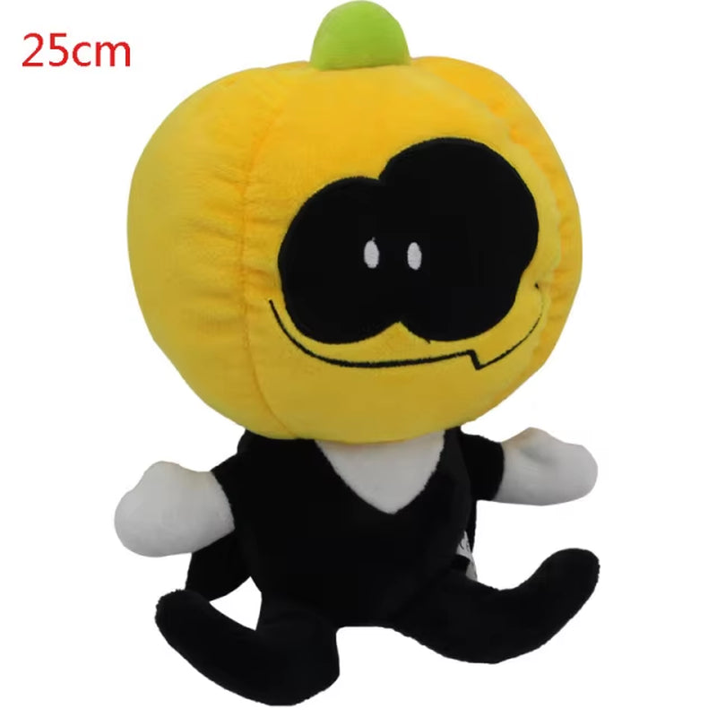 Hot 25Cm Soft Spooky Skid Pump Garcello Lemon Monster Stuffed FNF Boy Dolls Friday Night Funkin Plush Toys Halloween Gifts