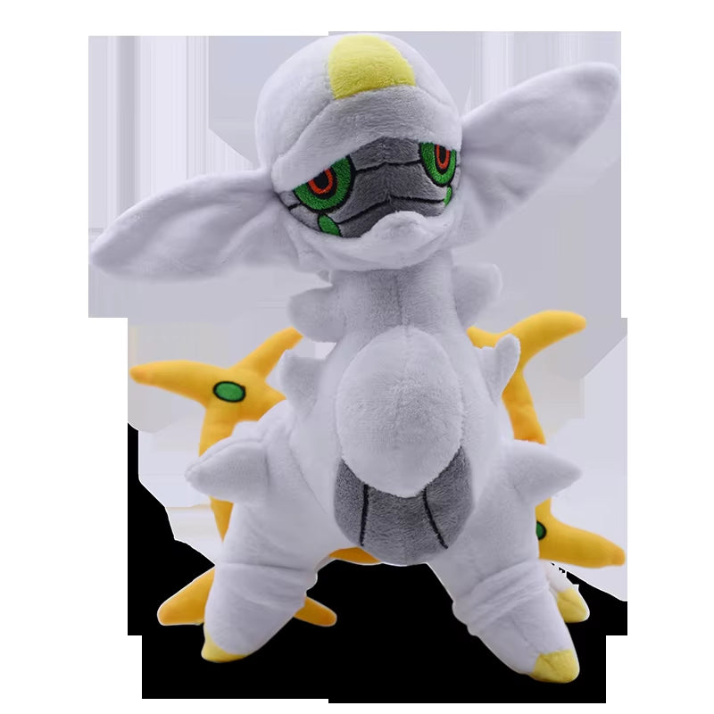 Arceus Peluche Pokemon Plush Toys Kawaii Stuffed Dolls Cartoon Cute Dolls Birthday Christmas Gift for Kids Friends Collection