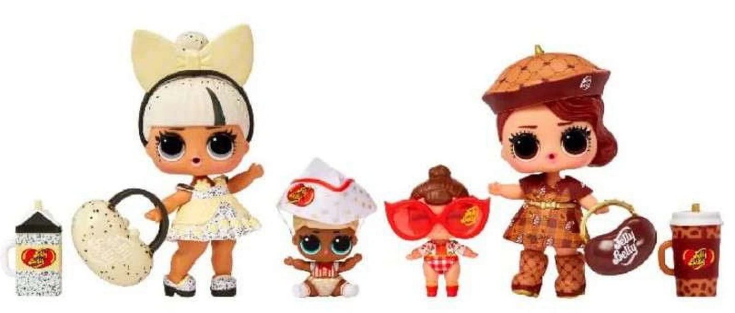 LOL Surprise Loves Mini Sweets Deluxe Series 2 with 4 Dolls, Accessories, Limited Edition Dolls, Candy Theme, Jelly Belly Theme, Collectible Dolls- Great Gift for Girls Age 4+