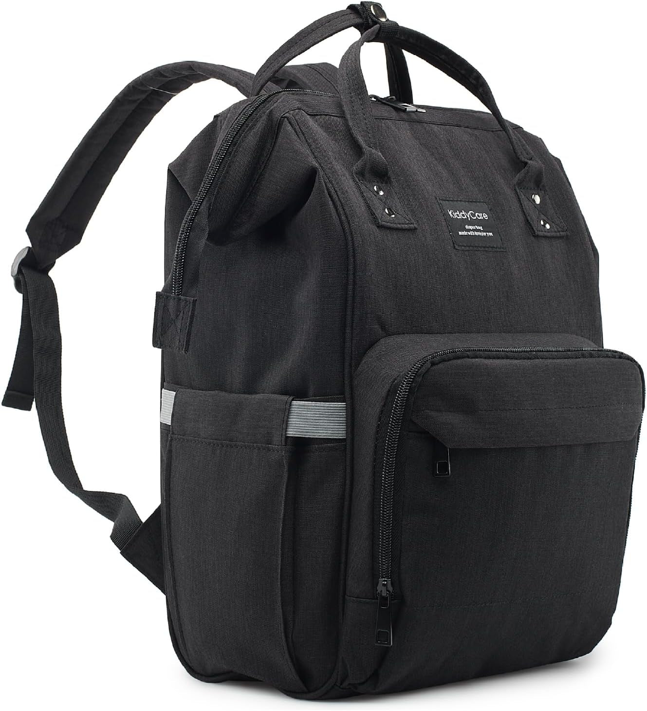 Diaper Bag Backpack | Baby Diaper Bags with Changing Station for Mom | Travel Backpack Waterproof Tote Bag for Maternity Baby Bags with Multiple Uses Large, Fashionable, Unisex | Black