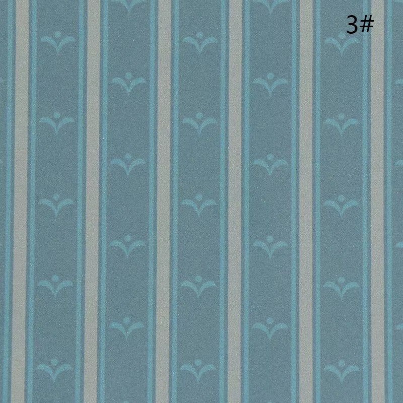 1:12 DIY Doll House 29*21Cm Simplicity Kitchen Dining Room Bathroom Living Room Floor Wallpaper Doll House Decoration