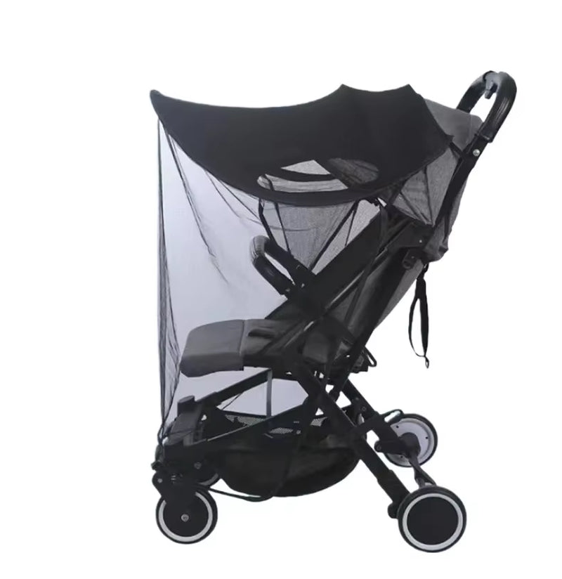 Stroller Sun Shade Black Universal Awning Sun Visor Canopy Cover Baby Windproof Umbrella Sunscreen Cover Stroller Accessories