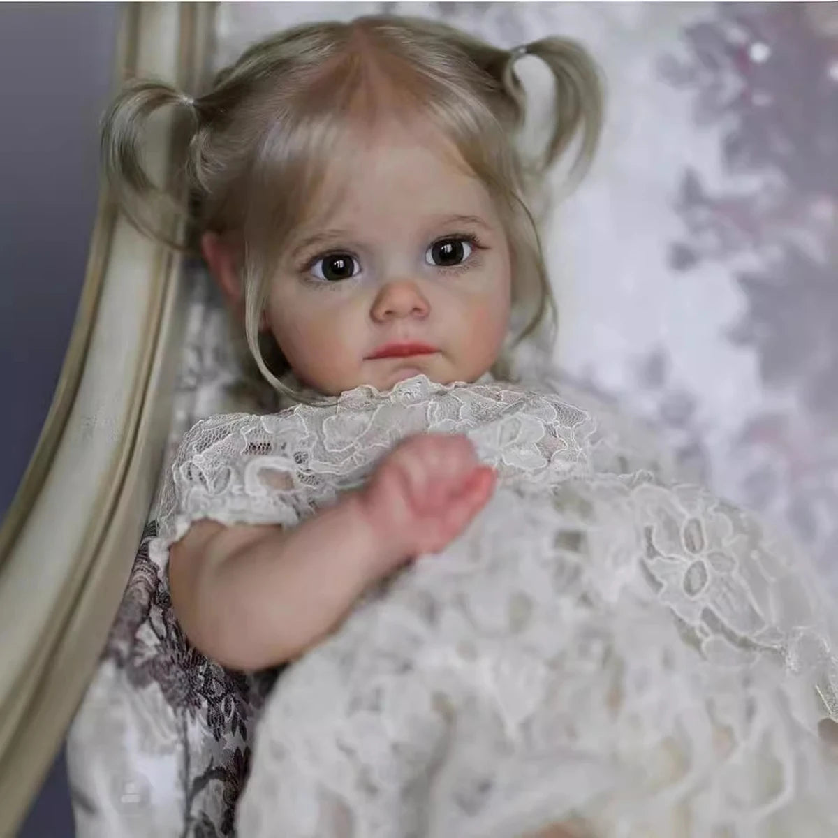 Handmade High-Quality Reborn Dolls Realistic Finished Products Handmade Art Collections Dolls Girls' Gifts Birthday Gifts