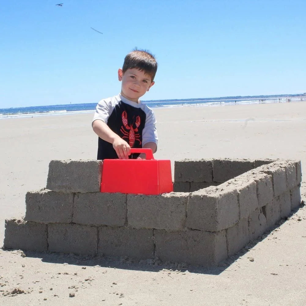 Snow Fort Building Block, Sand Castle Mold, Beach Toy Brick Form, 1 Mold 605
