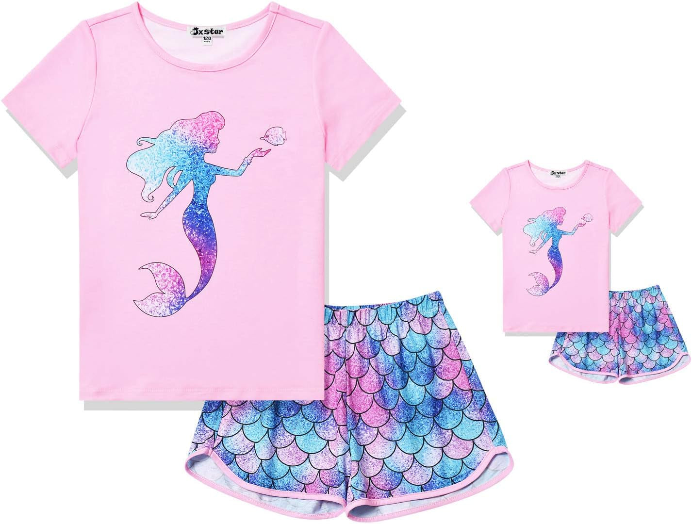 Matching Dolls & Girls Pajamas Unicorn Pjs Set Kids America Girl Dolls Clothes …