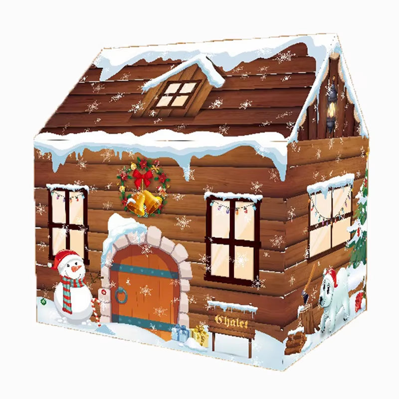 Snow House Shape Kids Children Playhouse Tent Indoor Outdoor Infant Toddler Game Play Tents Play House