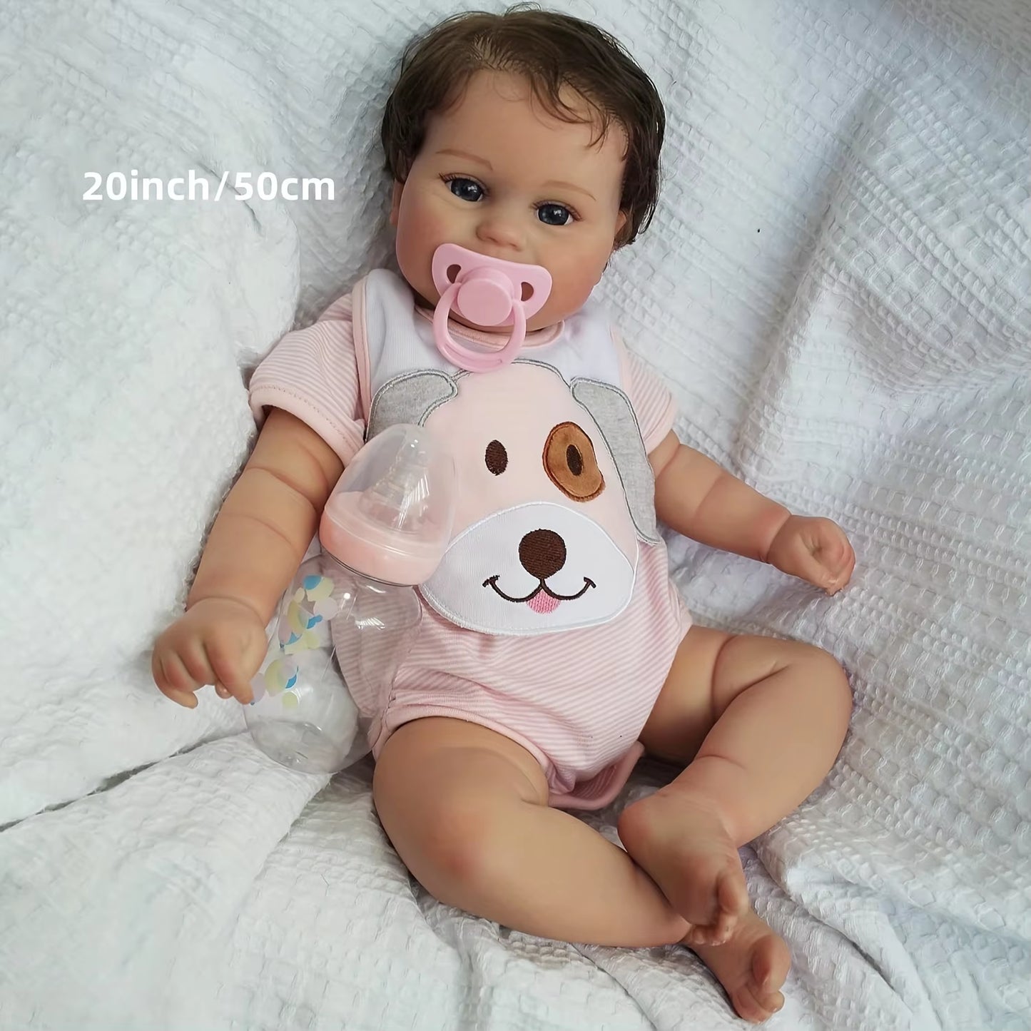 Reborn Baby Dolls Girl Maddie - 20 Inch Realistic Newborn Baby Dolls Lifelike Real Baby Dolls That Look Real Soft Silicone Body