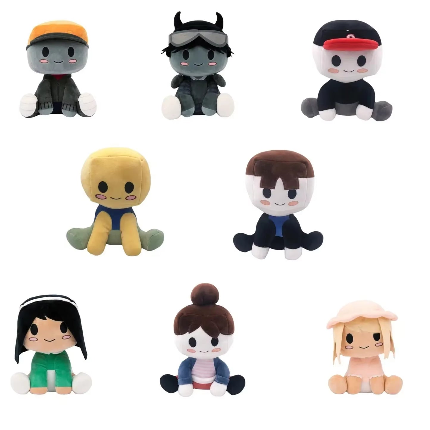 Blox Buddies Game Surrounding Dolls Cute Dolls Stuffed Animal Patung Dolls Plush Toys Best Gifts Movie and Animation Peripherals