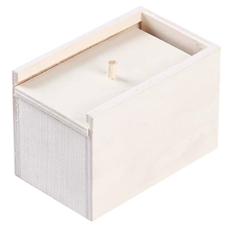 Wooden Prank Trick Practical Joke Home Office Scare Toy Box Gag Spider Kid Parents Friend Funny Play Joke Gift Surprising Box