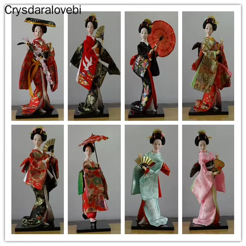 30Cm Statuette Japanese Kimono Kabuki Geisha Tang Dynasty Dolls Korean Dolls Japanese Samurai Dolls Home Decorations