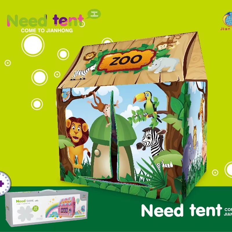 Snow House Shape Kids Children Playhouse Tent Indoor Outdoor Infant Toddler Game Play Tents Play House