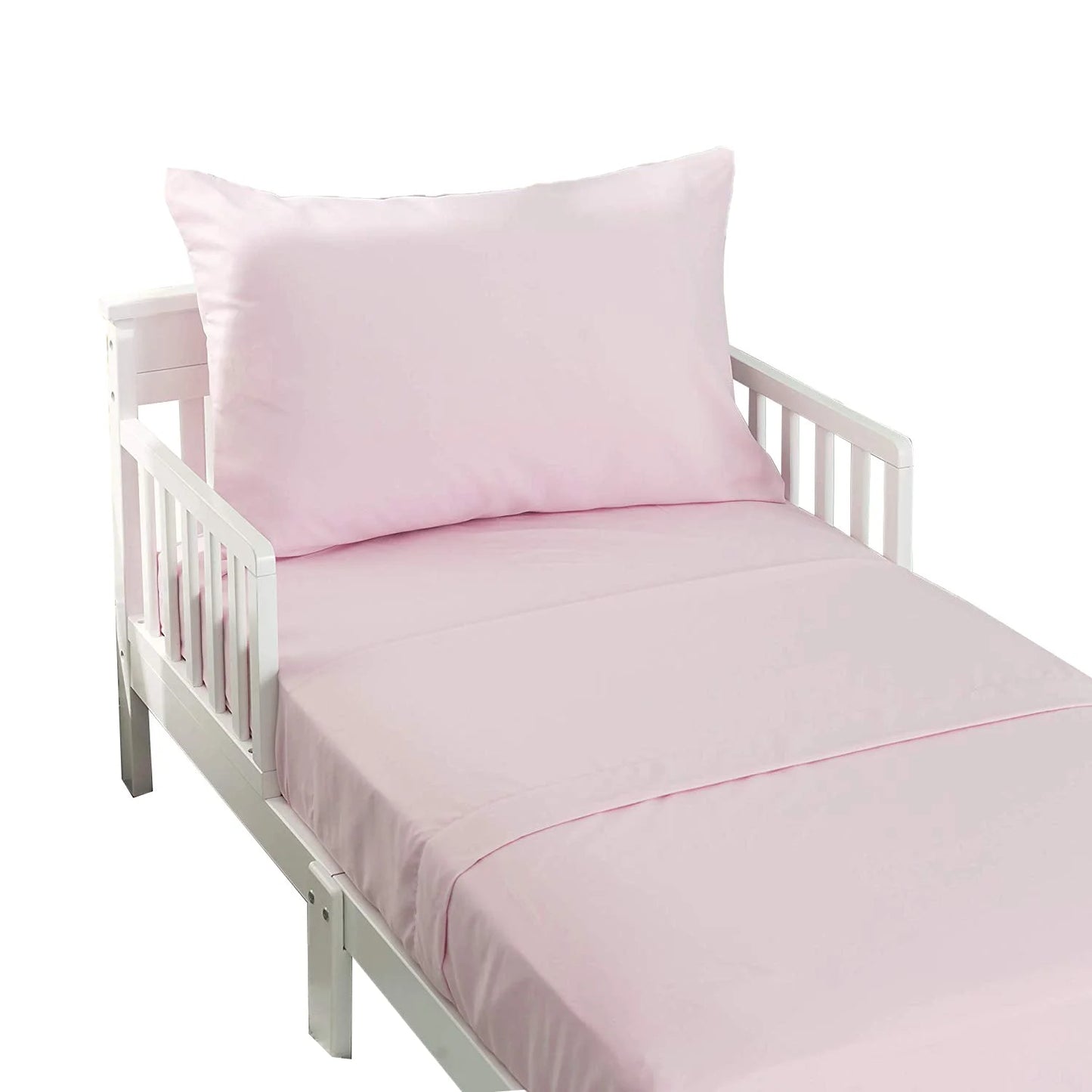 3 Piece Toddler Sheet Set - Solid Pink
