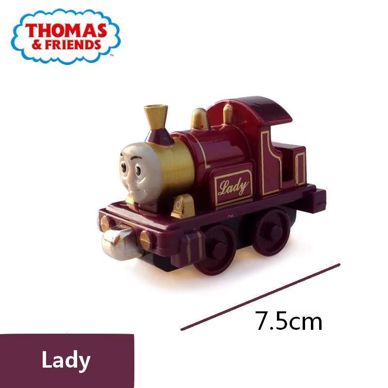 Original Thomas and Friends Lady Percy Mike Rosie Edward Donald Gorden Emily Oil Tank Truck Carriages Metal1:43Train Kids Boytoy