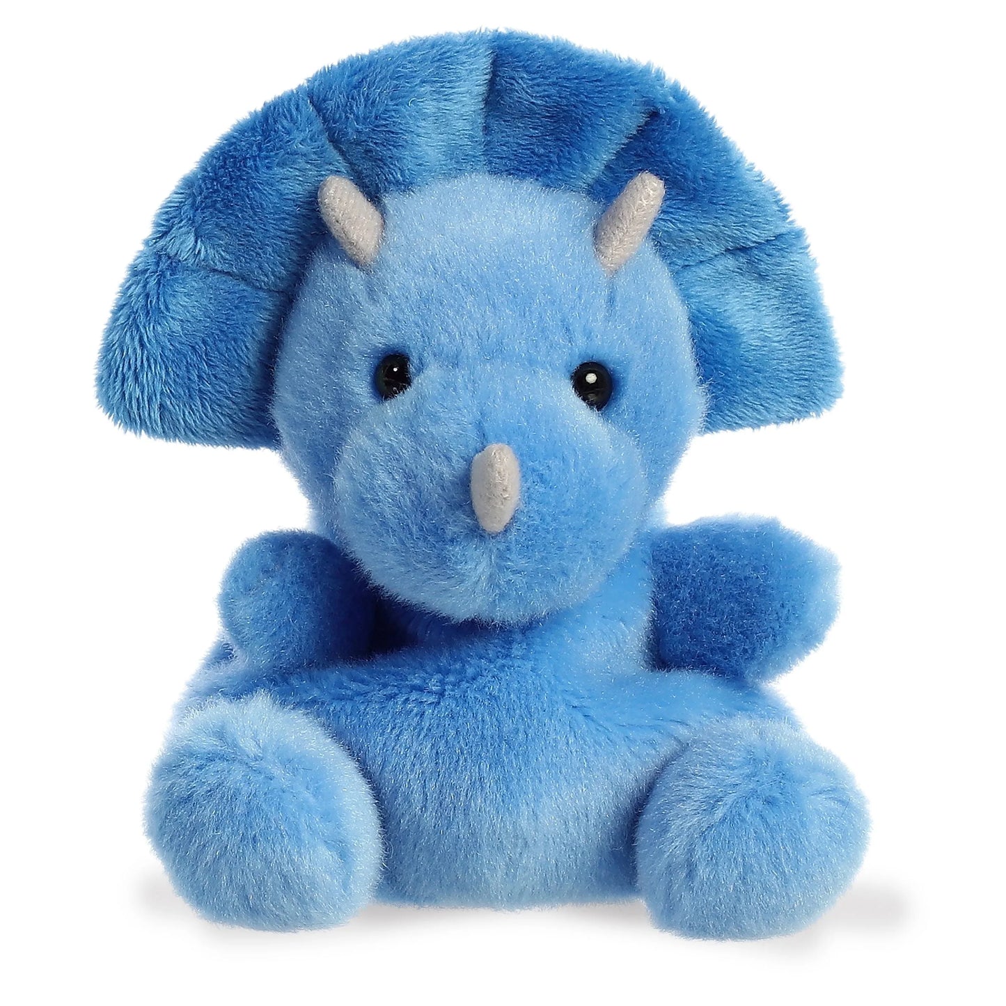 - Mini Blue Palm Pals - 5" Tank Triceratops - Adorable Stuffed Animal