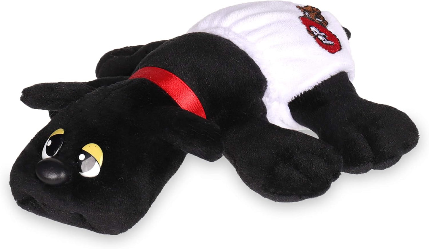 Newborns - Classic Stuffed Animal Plush Toy - 8" - Black - Great Gift for Boys & Girls