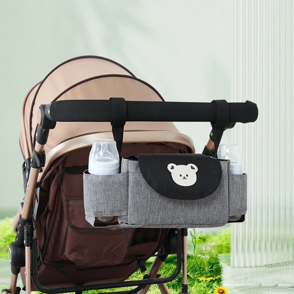 Upgraded Buggy Organiser Baby Stroller Pram Bag Large Capacity Pushchair Bag Pram Caddy Organizer Storage Bag for Babies