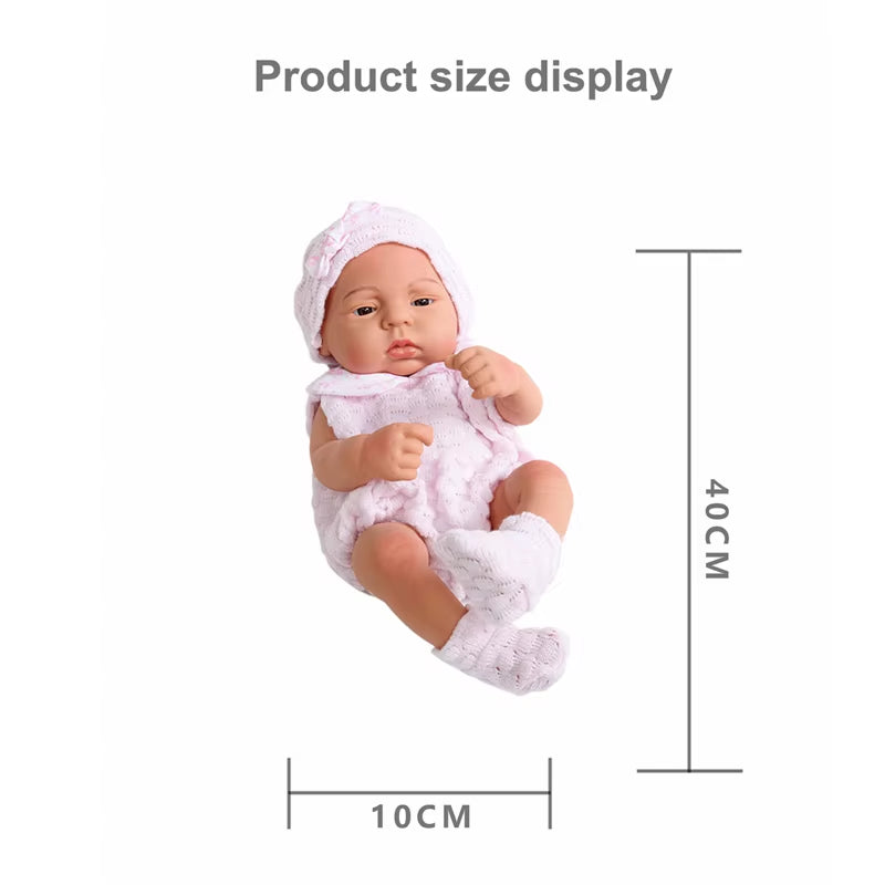 17Inch 45Cm Reborn Dolls Baby Dolls Toys Girl Lifelike Reborn Dolls Full Body Silicone Girl Doll Bebe Doll Toys Christmas Gifts