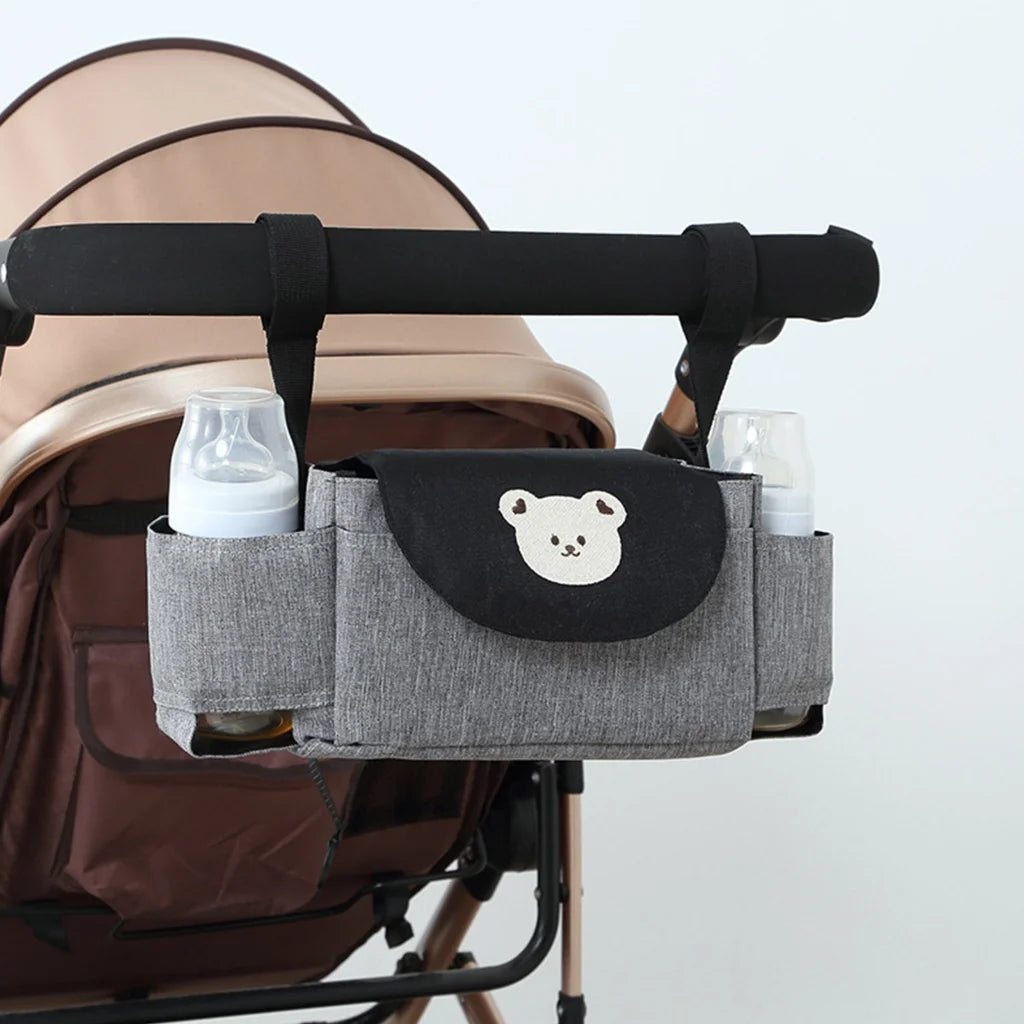Upgraded Buggy Organiser Baby Stroller Pram Bag Large Capacity Pushchair Bag Pram Caddy Organizer Storage Bag for Babies