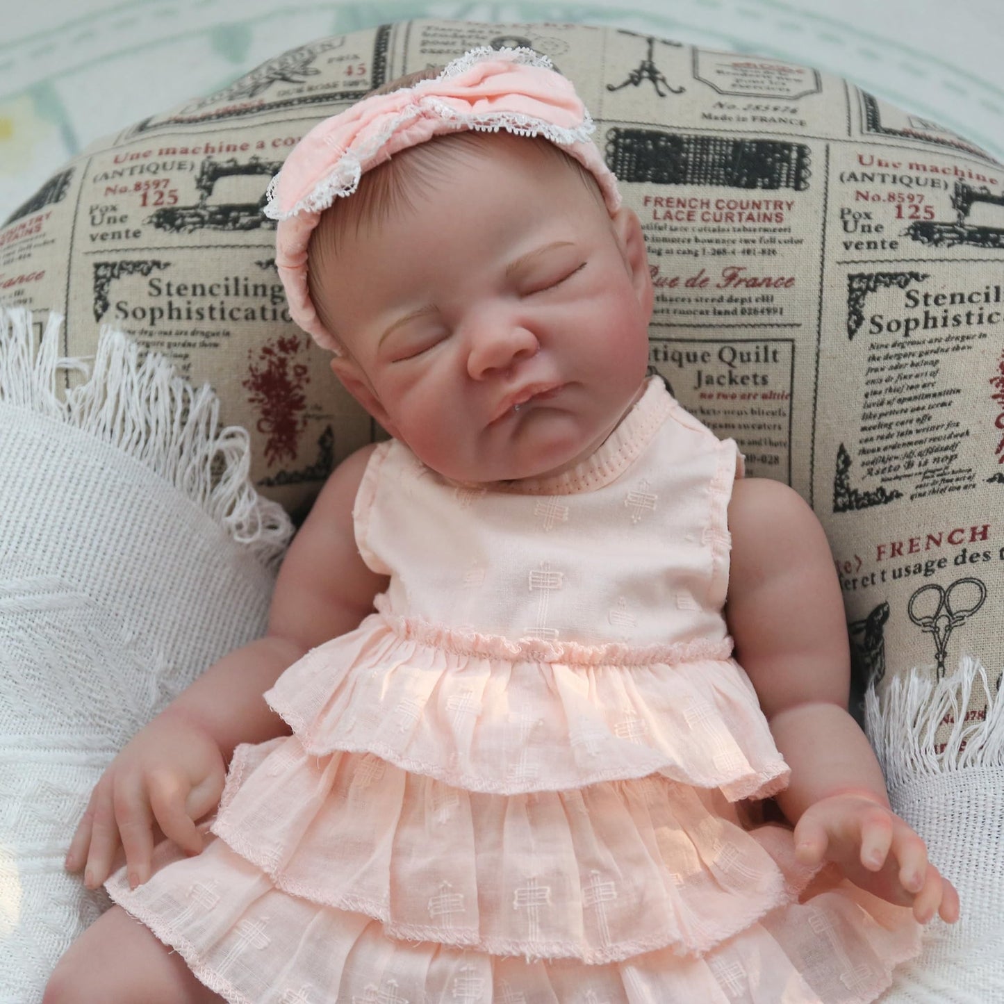 WOOROY Realistic Reborn Baby Dolls August - 20 Inch Lifelike Newborn Sleeping...