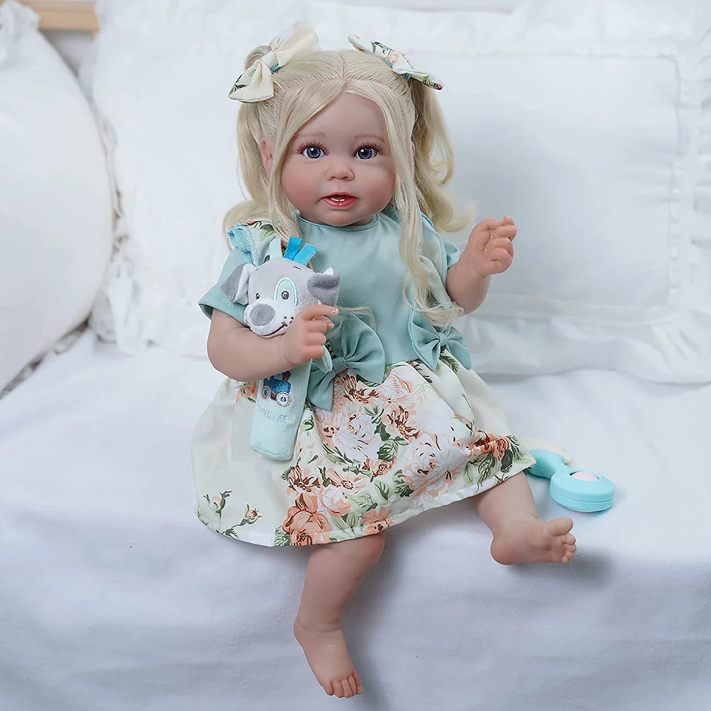 Lifelike Reborn Baby Dolls - 18'' Realistic Baby Dolls Soft Body Real Life Baby Dolls Girl with Gift Box for Kids Age