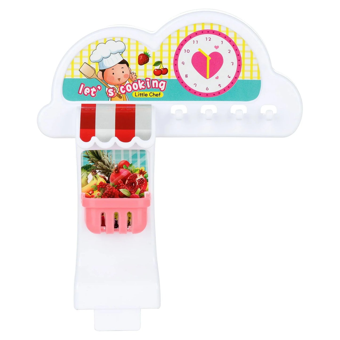 Children Toy Role Play Mini Kitchen Play House Toys for 3-6 Years(10.24*4.13*9.25Inch)