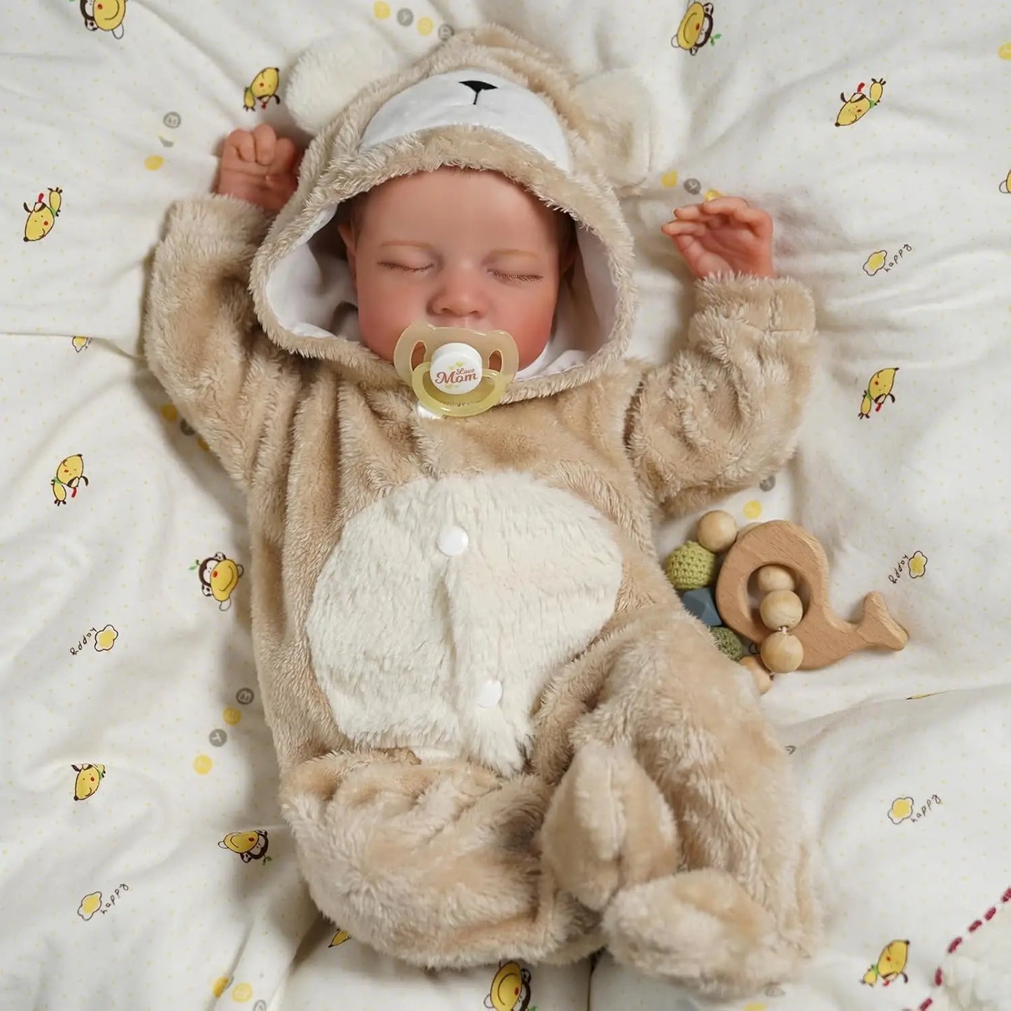 18-Inch Reborn Baby Dolls Lifelike Realistic Baby Dolls Newborn Baby Boy Realistic Baby Doll Reborn Boy for Kids Age 3 +