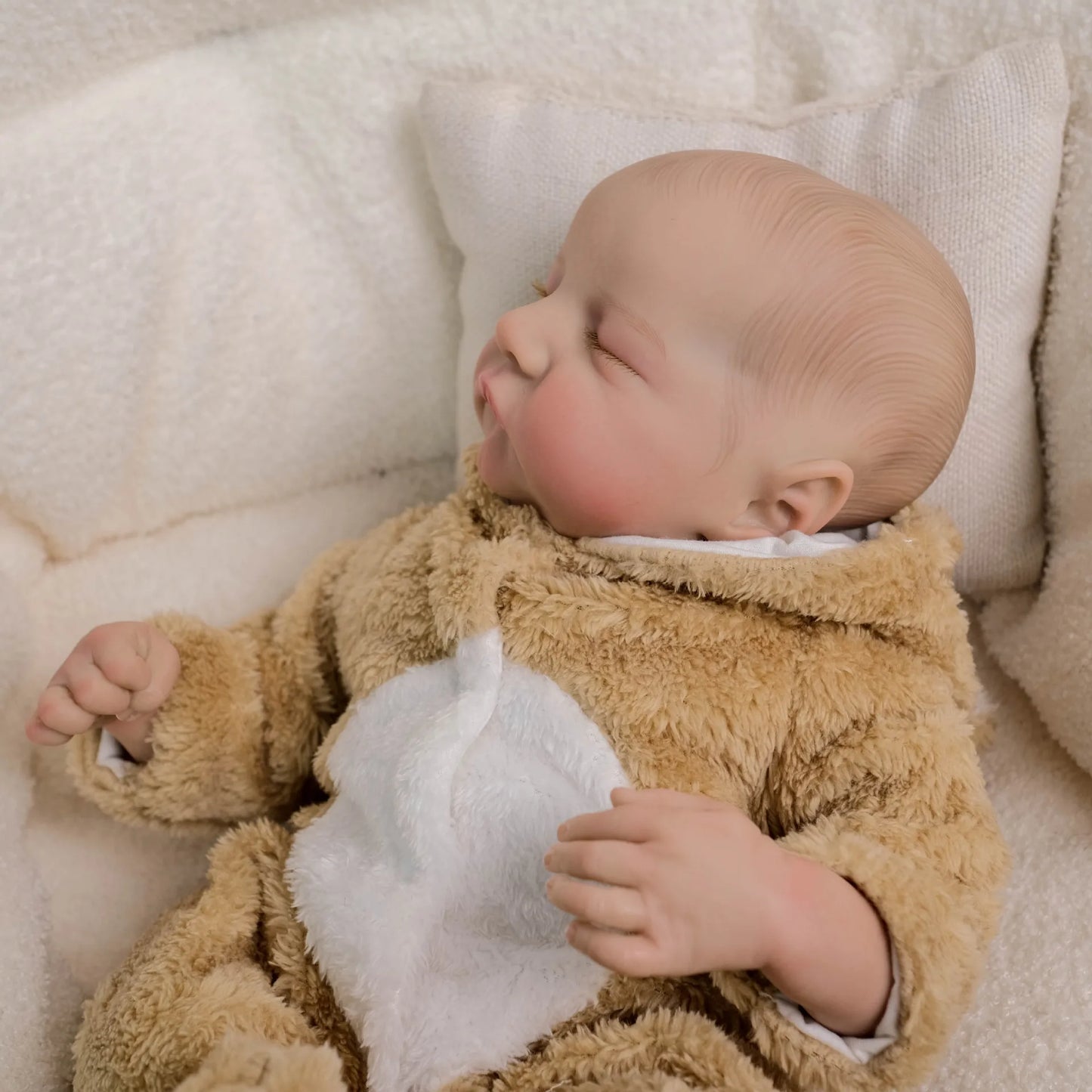 18-Inch Reborn Baby Dolls Lifelike Realistic Baby Dolls Newborn Baby Boy Realistic Baby Doll Reborn Boy for Kids Age 3 +