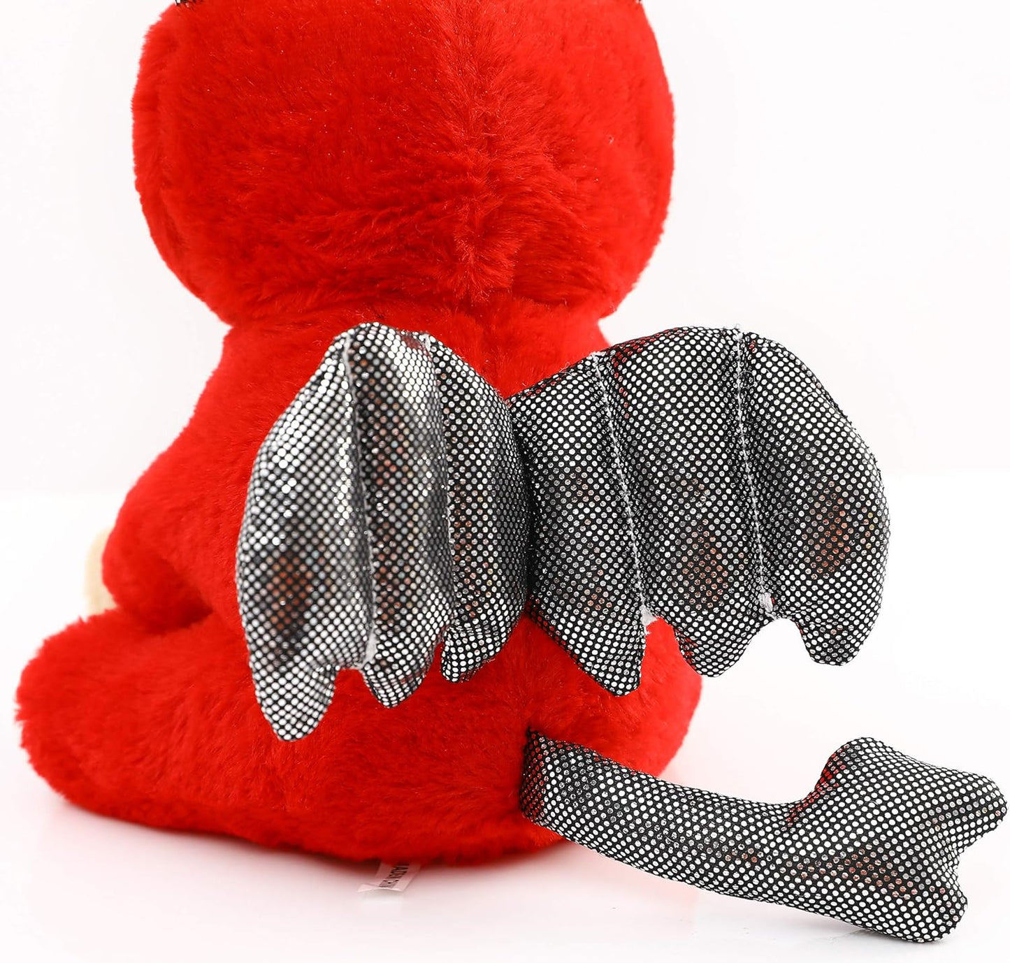 Pug Devil Stuffed Animal Pug Dog Wearing Devil Costume Plushies Pug Dressed as Demon Funny Plush Toys for Kids Stuffed Puppy Animals for Kids and Lover 12 Inch
