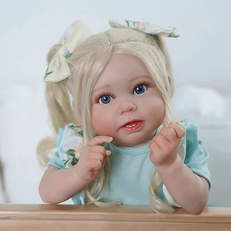 Lifelike Reborn Baby Dolls - 18'' Realistic Baby Dolls Soft Body Real Life Baby Dolls Girl with Gift Box for Kids Age
