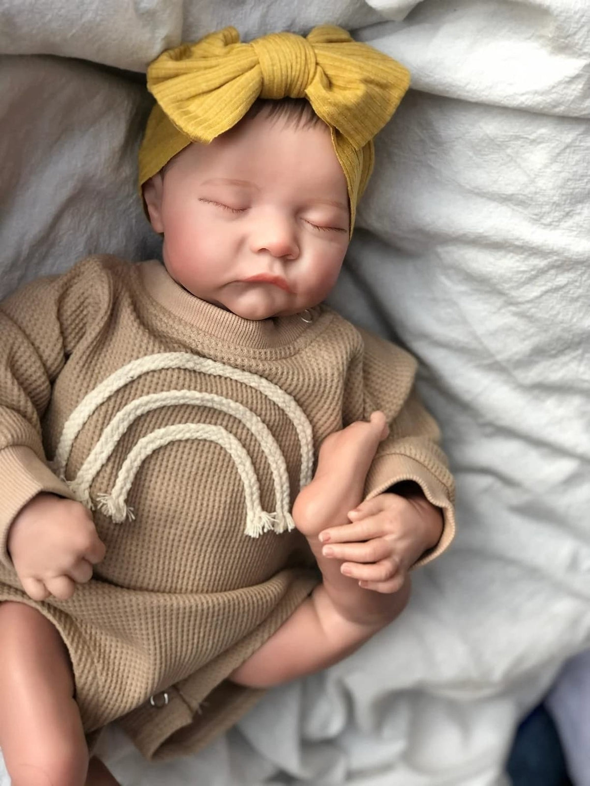 Icradle Reborn Baby Dolls 19Inch Soft Body Realistic Newborn Baby Dolls Real ...