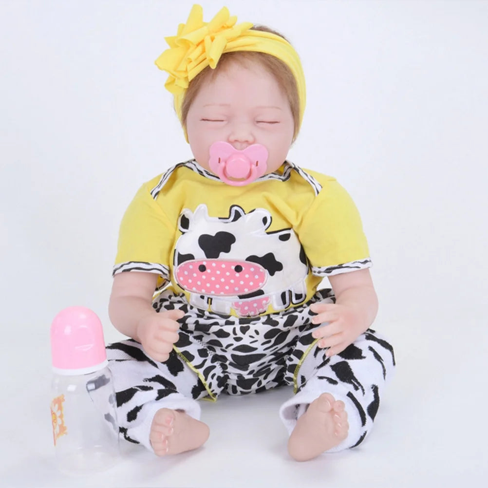 1 Set Reborn Baby Girl Dolls Clothes Girls Doll Outfits Dolls Matching Clothing