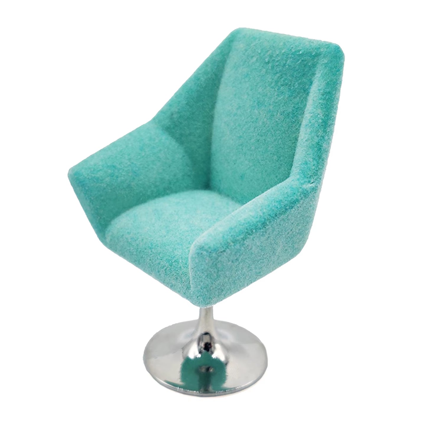 1:12 Doll House Decoration Armchair, Modern Cute Chair Dollhouse Furniture Miniature Model for Model Lovers Gift
