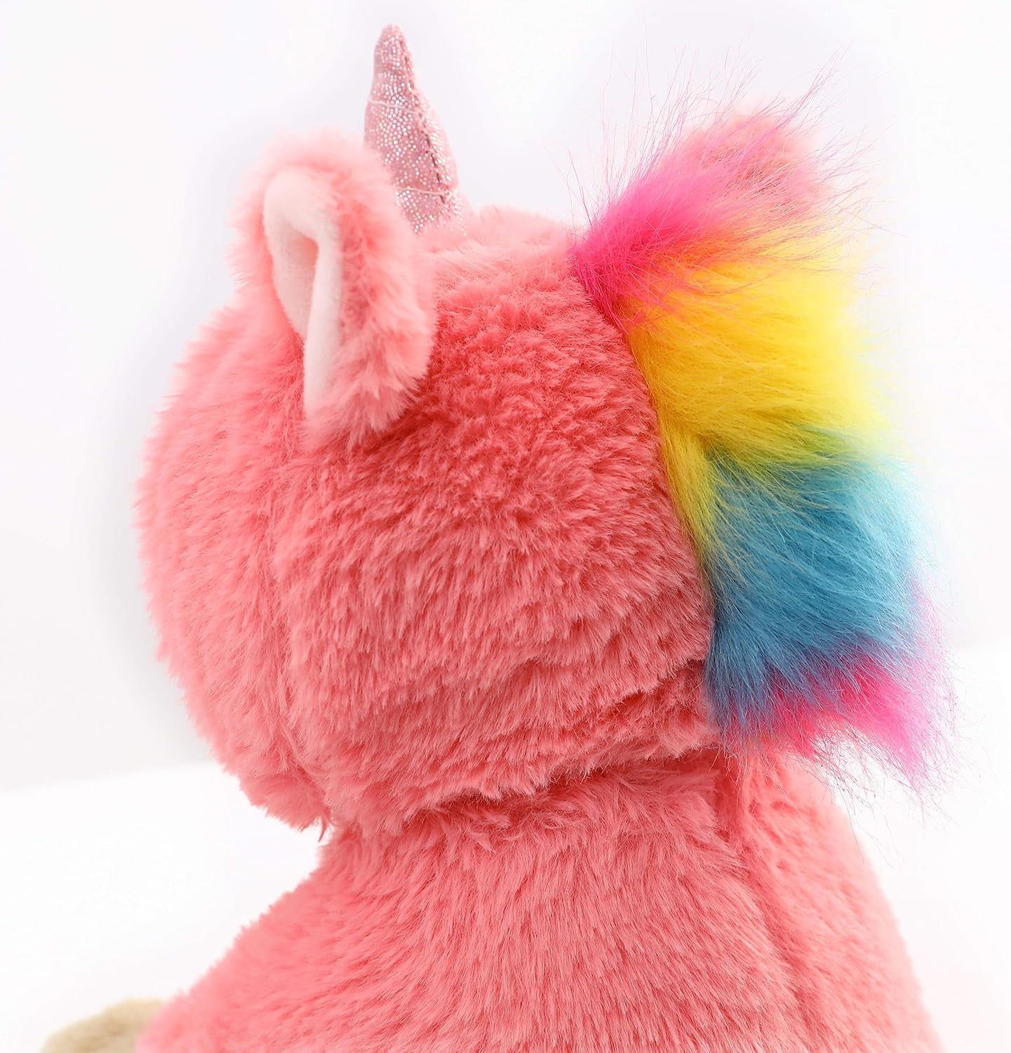 Pug Unicorn Stuffed Animal Pug Dog Wearing Unicorn Costume Plushies Pug Dressed as Cute Funny Unicorn Plush Toys for Kids Stuffed Puppy Animals Gift for Lover 12 Inch