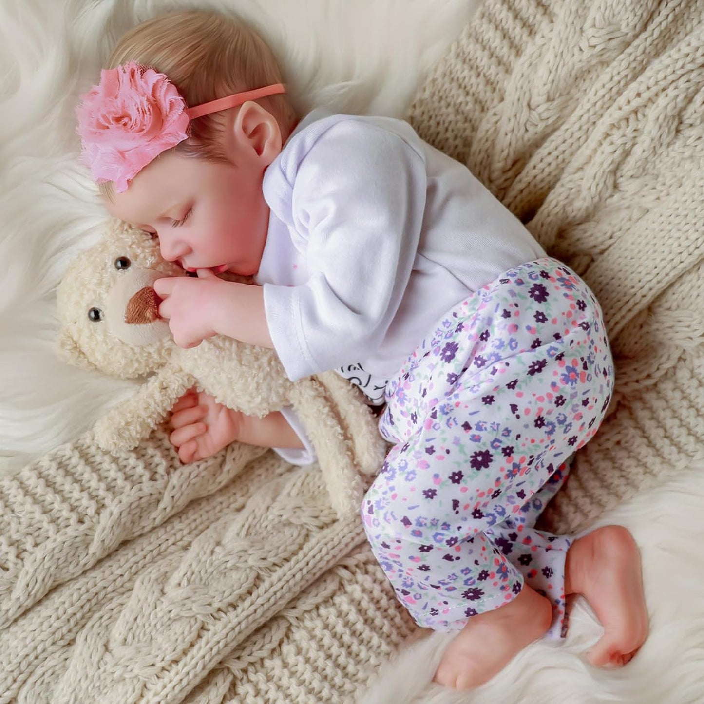 Lifelike Reborn Baby Dolls - 0-3 Months Baby Soft Body Realistic-Newborn Baby Dolls Real Life Baby Dolls with Feeding Kit & Gift Box for Kids Age 3 + or Collection3