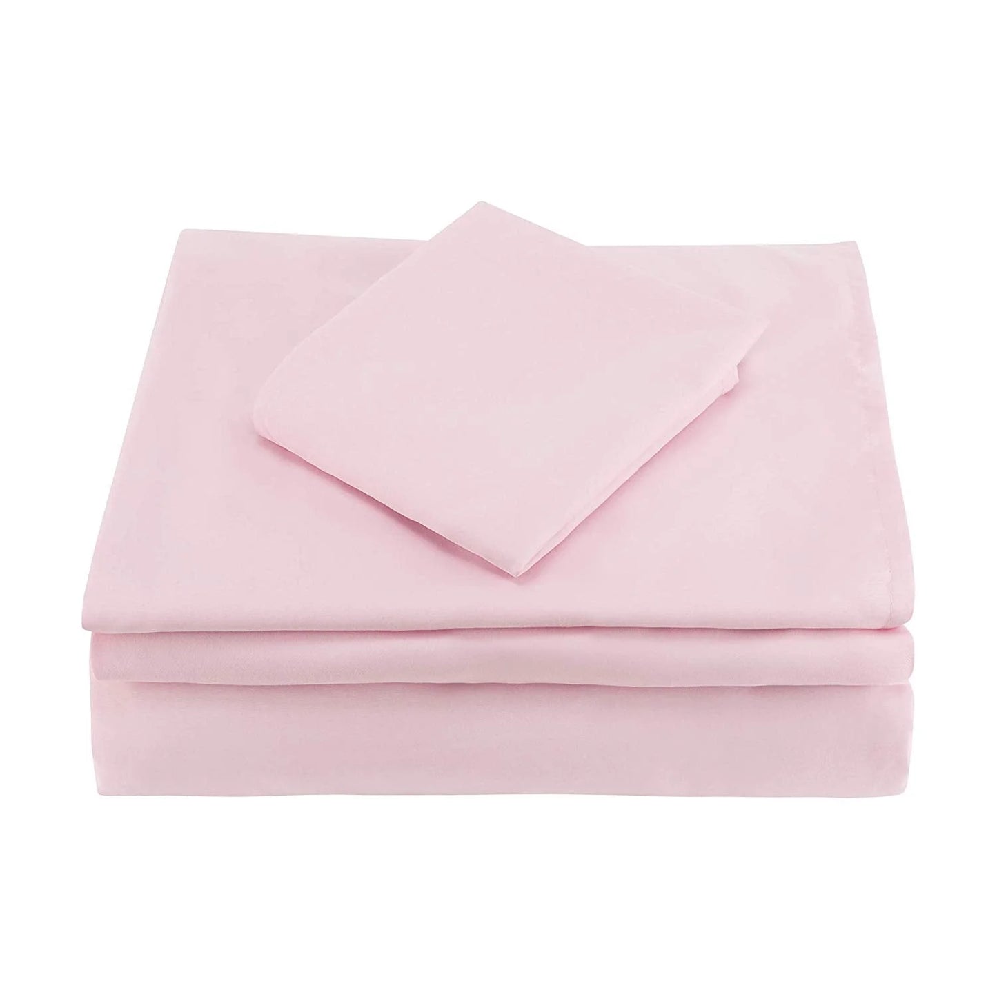 3 Piece Toddler Sheet Set - Solid Pink