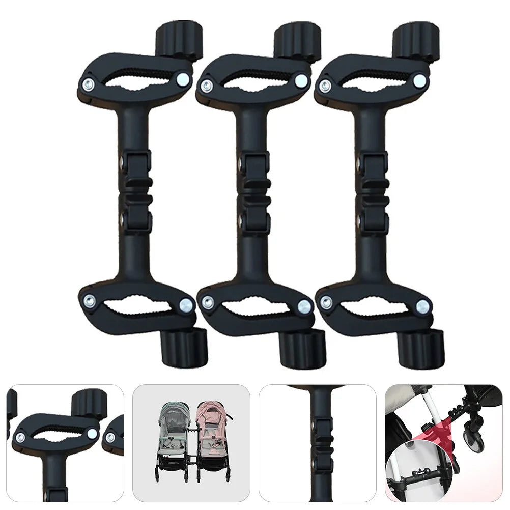 1 Set Twin Stroller Connector Umbrella Strollers Connectors for Outdoor Walking