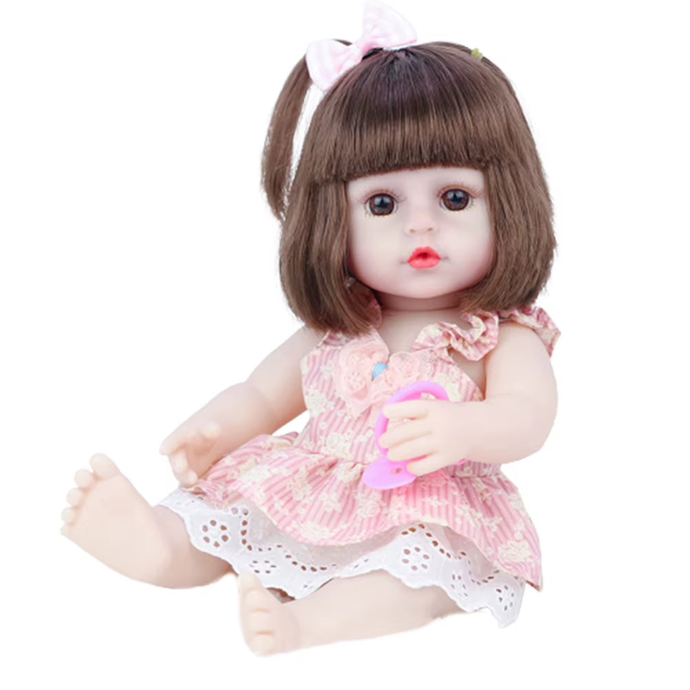 Lifelike Baby Dolls 3D Skin Rebirth Dolls Soft Body Real Life Baby Dolls with Visible Veins for Kids for Collection