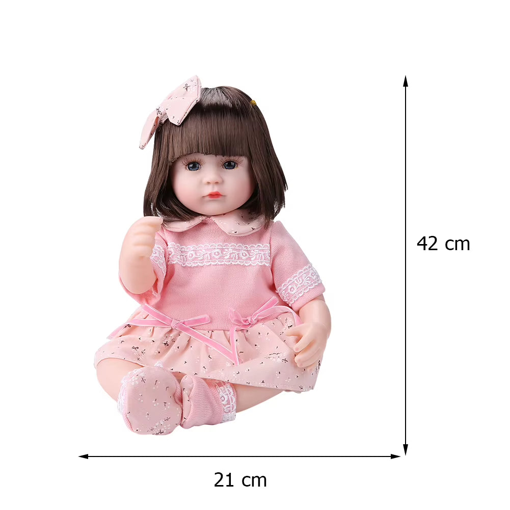 Lifelike Baby Dolls 3D Skin Rebirth Dolls Soft Body Real Life Baby Dolls with Visible Veins for Kids for Collection
