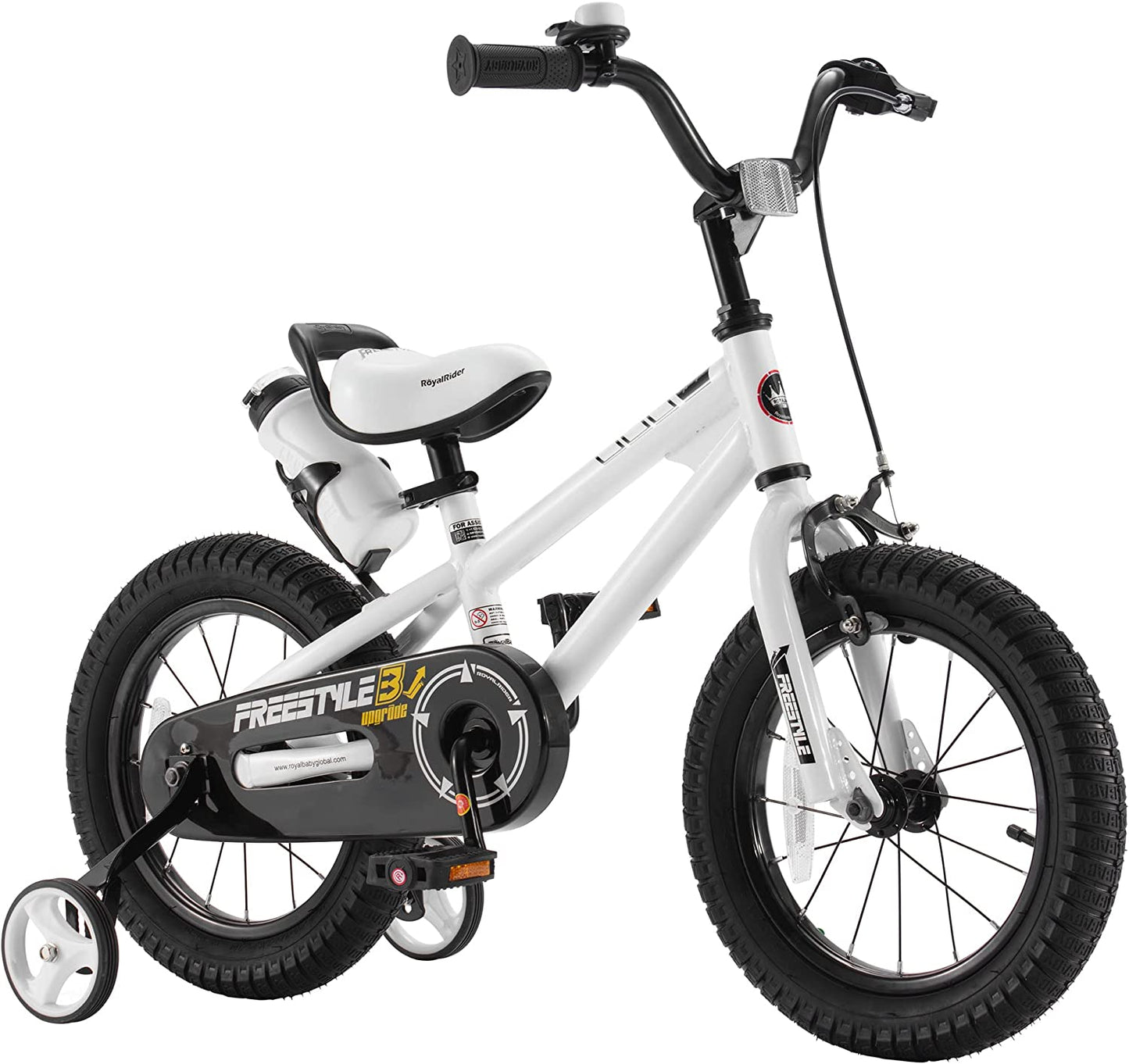 Kids Bike EZ Freestyle Training Free Balance to Pedal Easy Learning Bicycle, 12-18 Inch for Toddlers to Big Kids