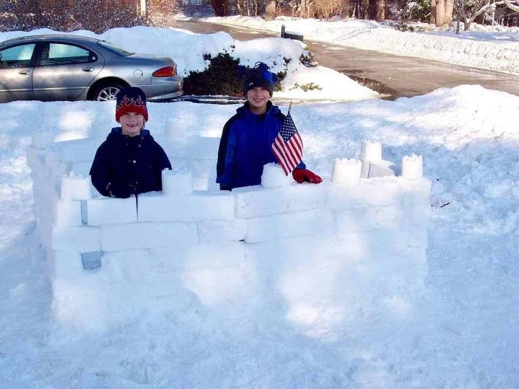 Snow Fort Building Block, Sand Castle Mold, Beach Toy Brick Form, 1 Mold 605