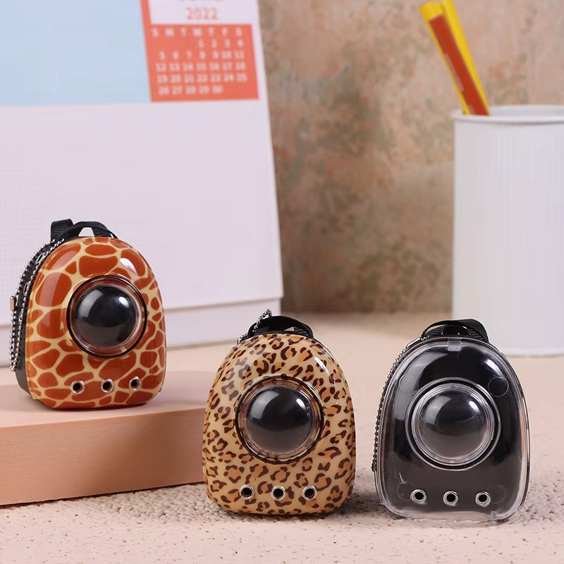 Doll House Decoration Accessories Mini Cat Model Pet Space Bag Doll House Accessories