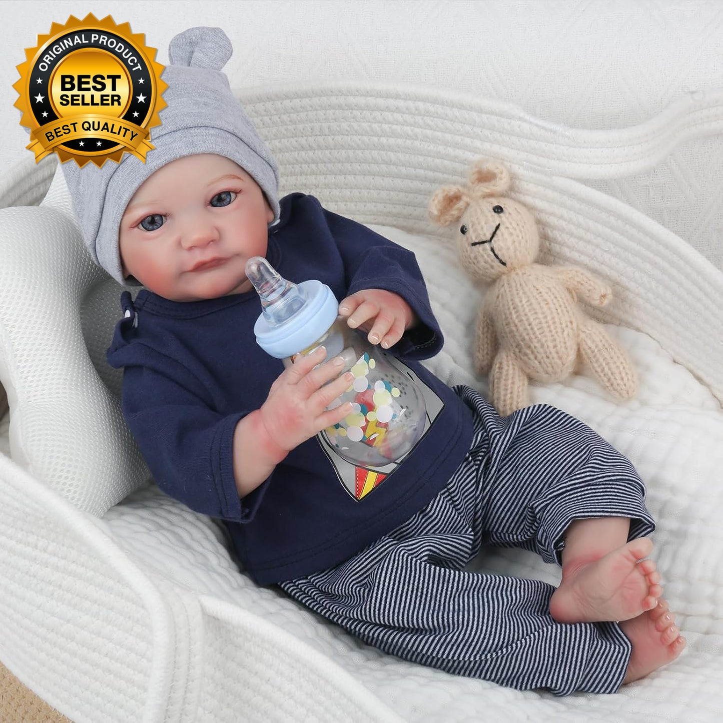 Realistic Reborn Baby Dolls Boy1 Lifelike Newborn Baby Dolls Handmade Real Life