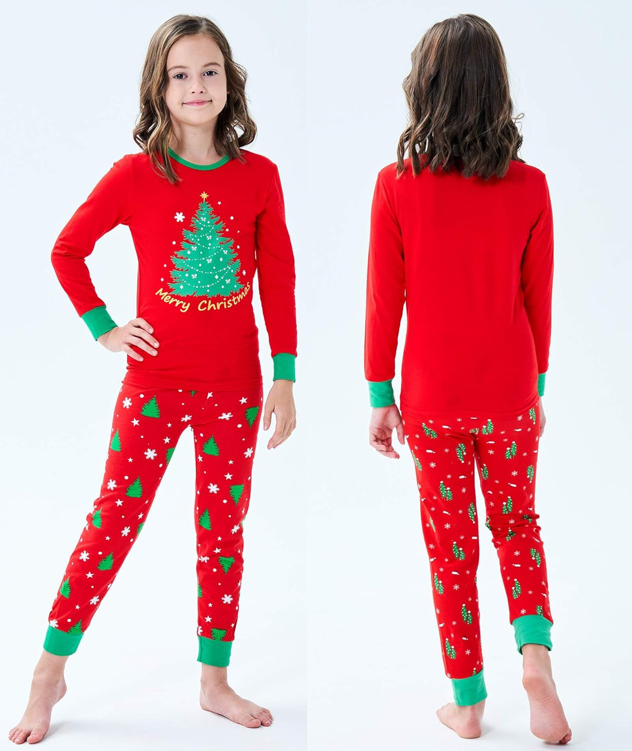 Family Matching Christmas Pjs Christmas Boys Girls Holiday Pajamas Kids Sleepwear