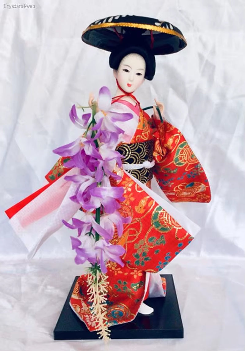 30Cm Statuette Japanese Kimono Kabuki Geisha Tang Dynasty Dolls Korean Dolls Japanese Samurai Dolls Home Decorations