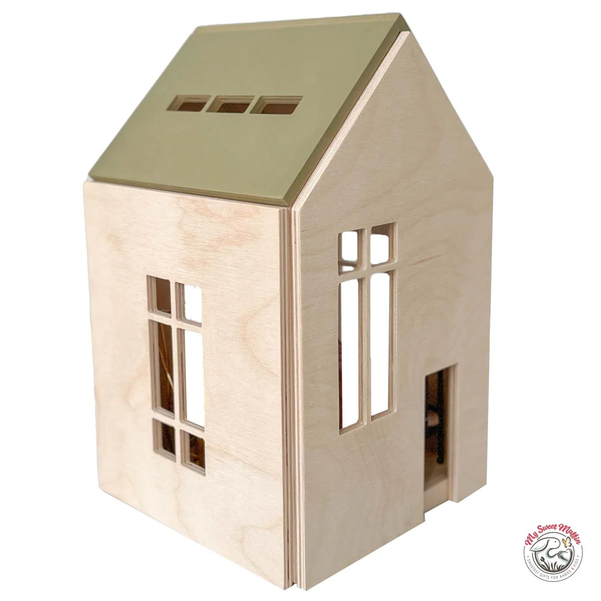 Magnetic Wooden Doll House, Large