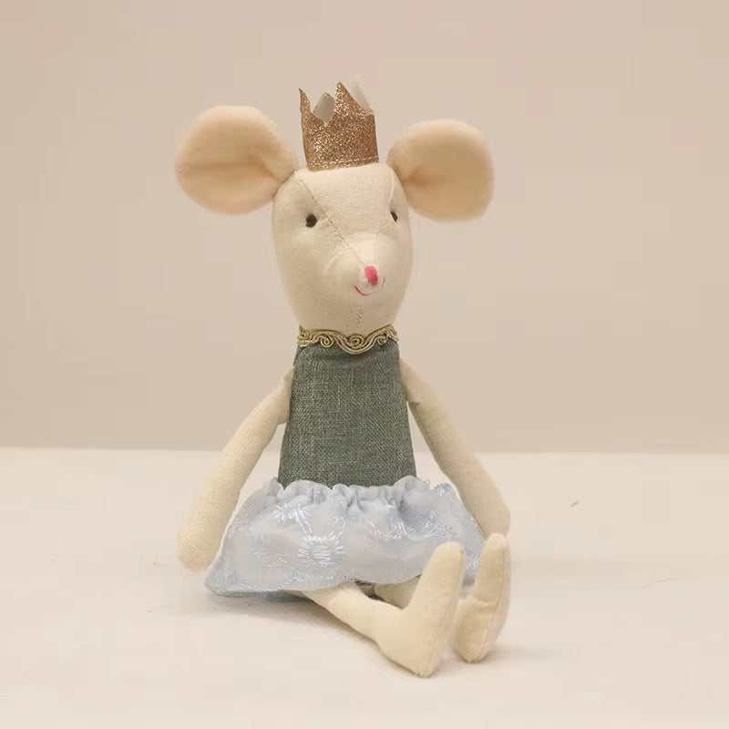 Cute Stuffed Animals Mouse Dolls Family Dollhouse Mini Plush Christmas Birthday Gifts Little Mouse Plush Dolls