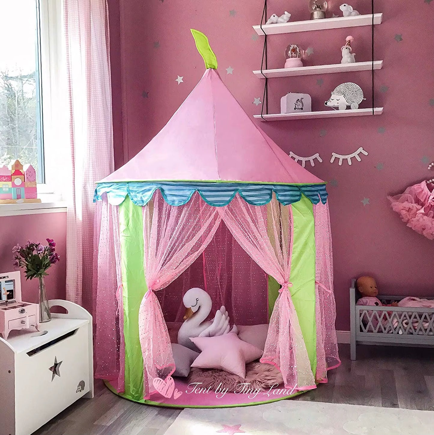 Children'S Tent Folding Tents Play House for Children Teepee Toy Tents for Kids Tipi Infantil Indoor Ball Pit Princess Castle